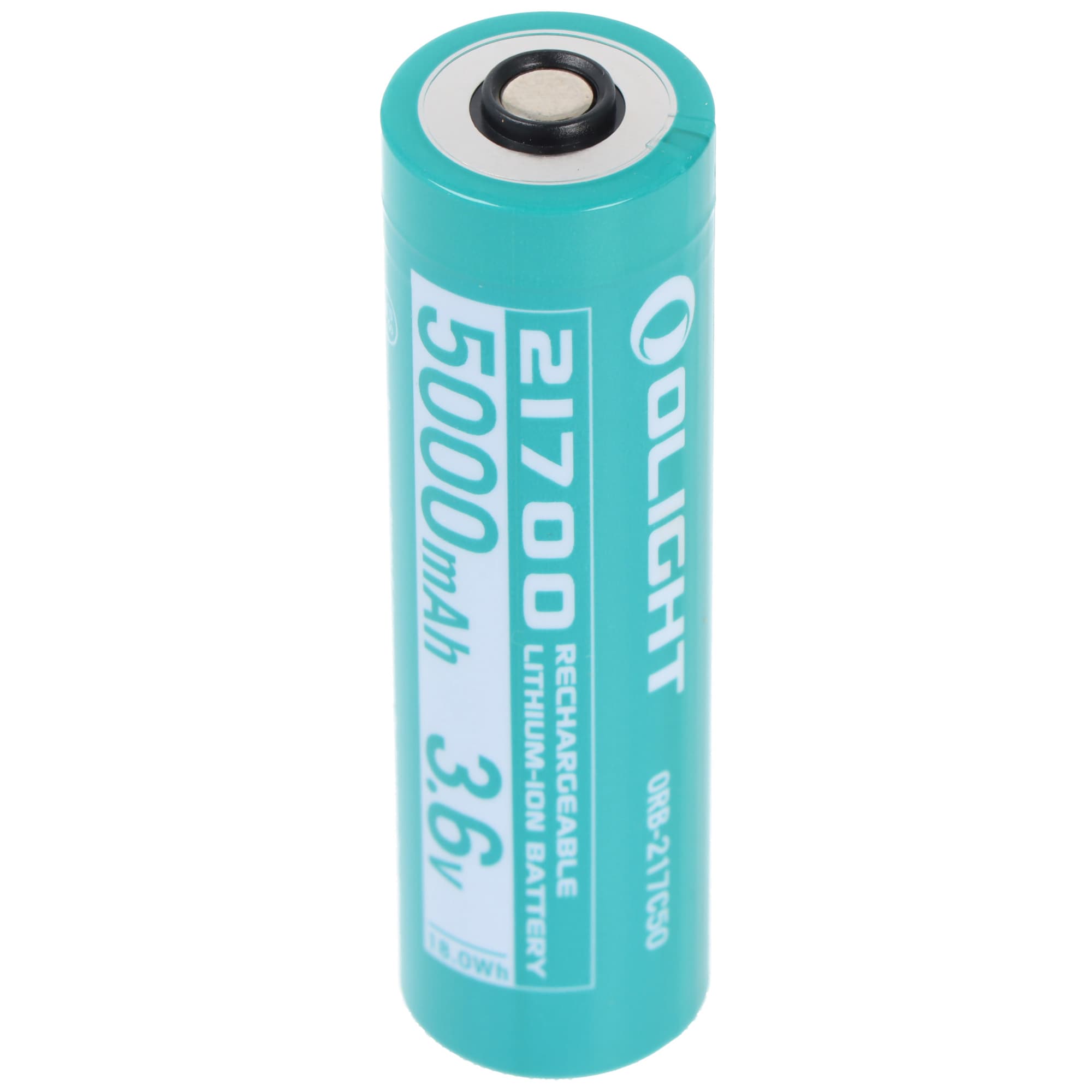 Batterie Olight 21700 5000 mAh, adaptée pour Olight Seeker 2 Pro, M2R Pro, Warrior X Pro, ORB-217C50, 3,6 V 5000 mAh