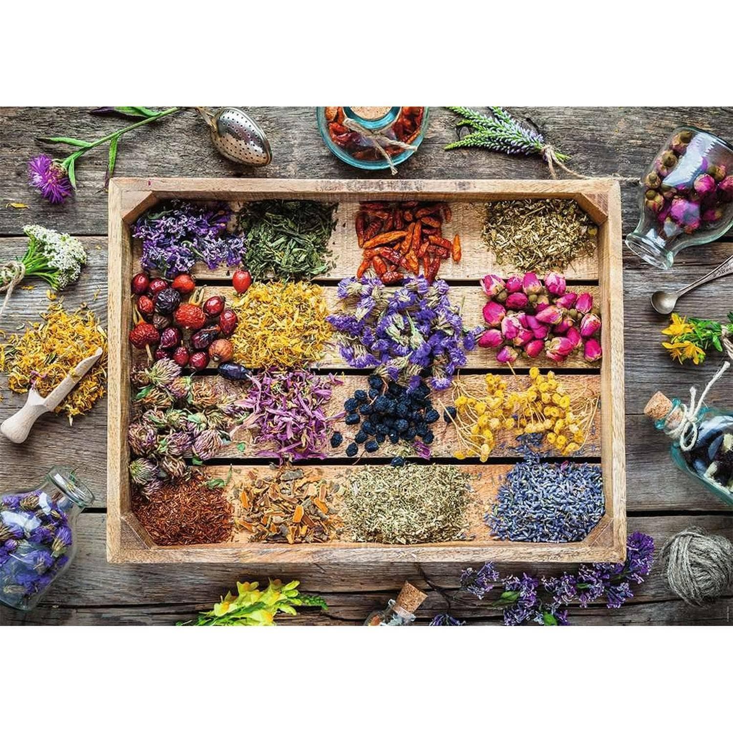 Puzzle 1500 pièces : Les plantes médicinales