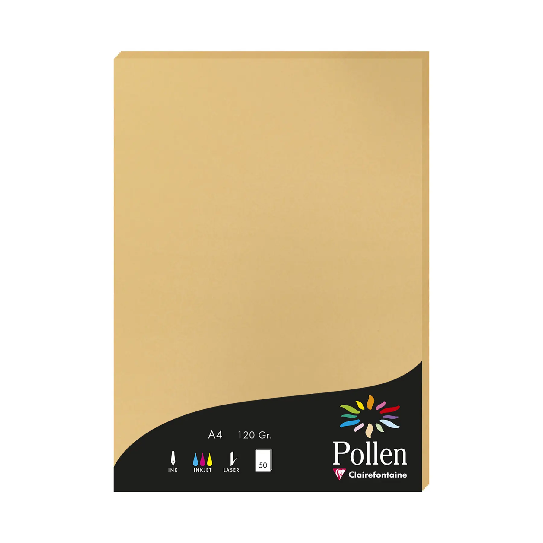 Étui de 50 feuilles Clairefontaine Pollen