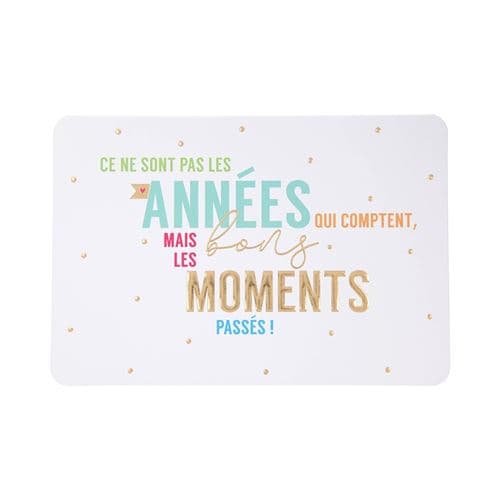 Carte De Voeux - Amour / Amitié - Ce Ne Sont Pas Les Années Qui Comptes