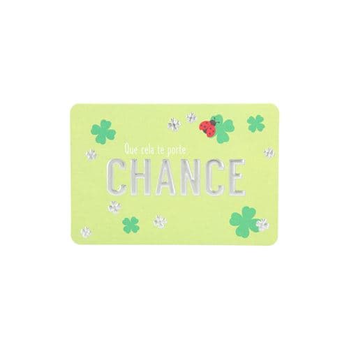 Mini Carte De Voeux - Évènement De La Vie - Que Cela Te Porte Chance