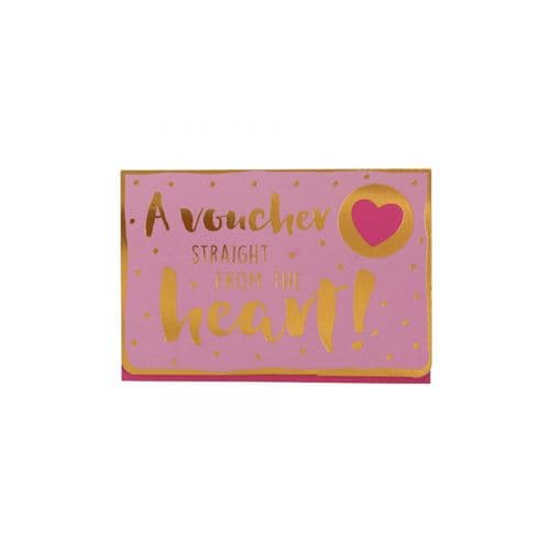 Petite Pochette Avec Bon D'achat - A Voucher Straight From The Heart