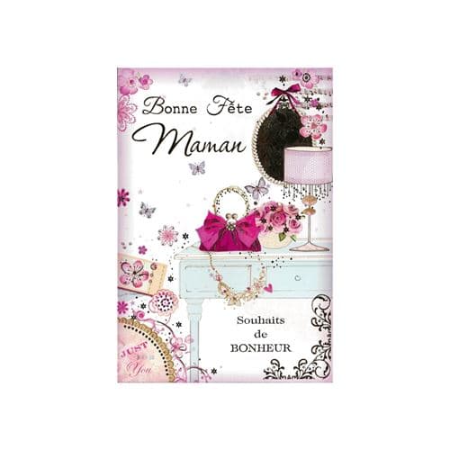 Carte De Voeux - Bonne Fête Maman - Glamour Just For You