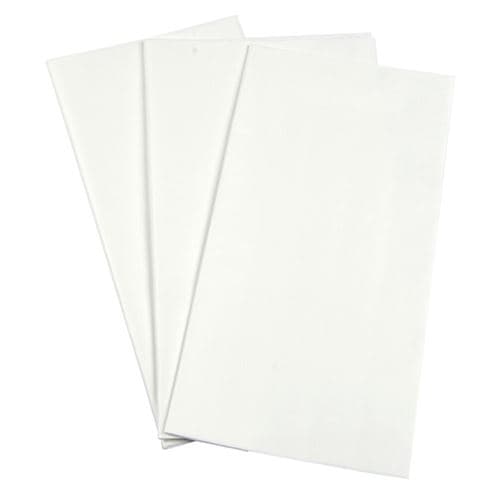 Lot de 6 Feuilles Papier de Soie "Cadeau" 50x70cm Blanc